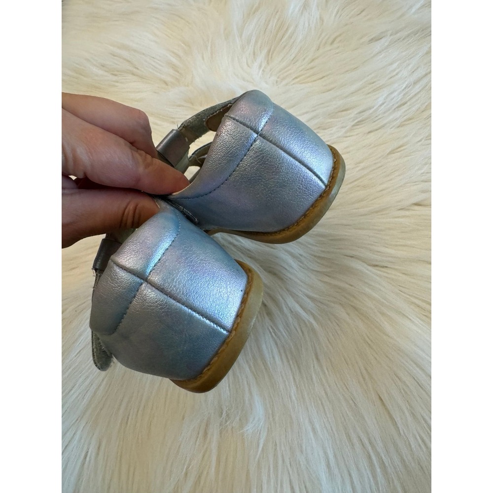 Livie and Luca‎ metallic blue Sandals size 9 GUC - Picture 4 of 5